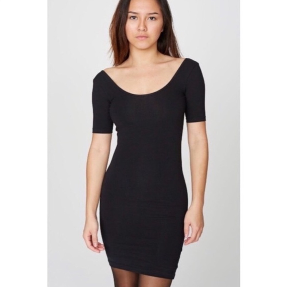 American Apparel Scoop Neck Mini Dress